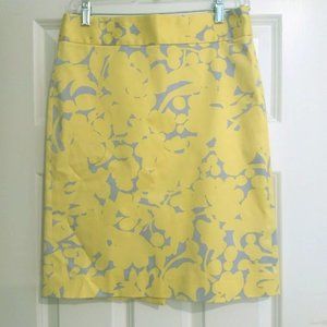 J. Crew Yellow Skirt Size 2